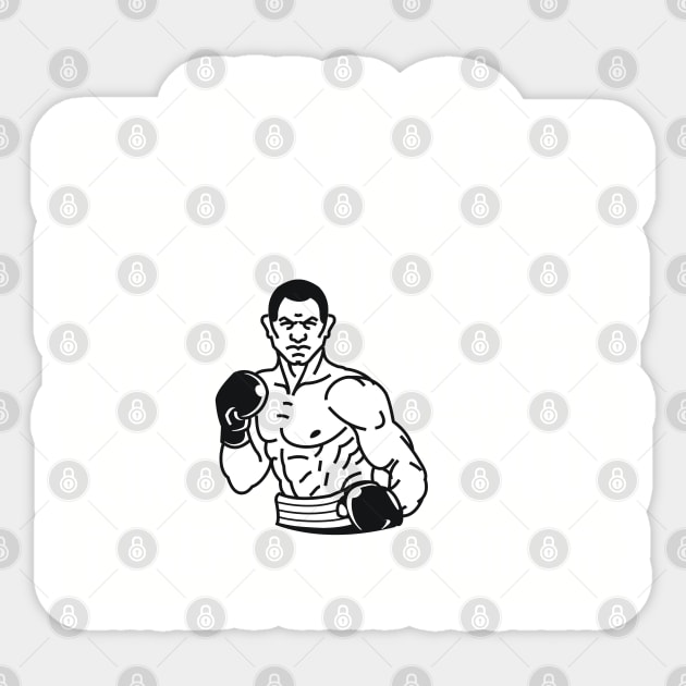 I'm a boxing dad just normal like dad except way cooler Sticker by mohamadbaradai